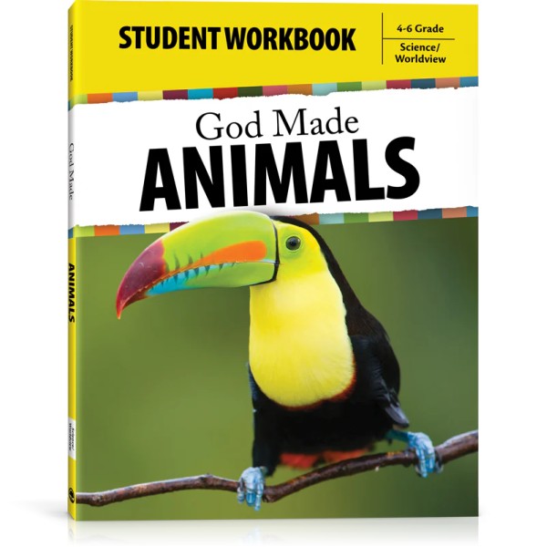 God Made Animals Student Workbook Grade 5-7